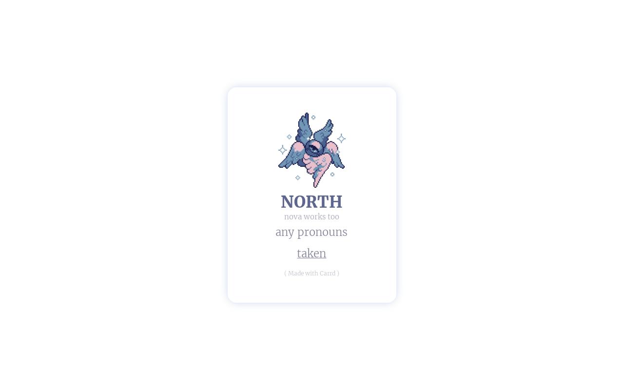 Carrd profile picture for @north